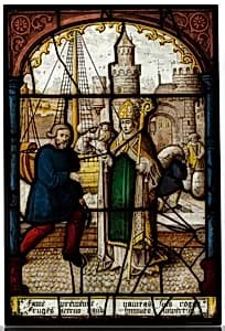 Glass Panel of Saint Nicholas