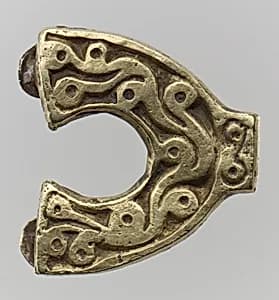 Gold Belt Hole Guard by Unknown Artist