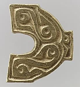 Gold Belt-Hole Guard by Unknown Artist