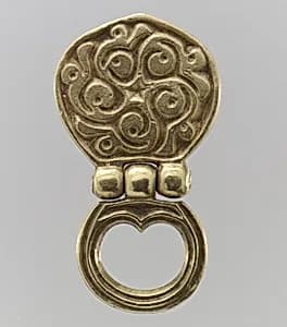 Gold Belt Mount with Loop by Unknown Artist