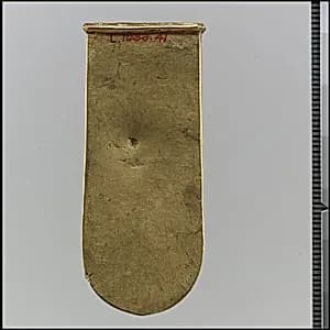 Gold Strap End (Unfinished) by Unknown Artist