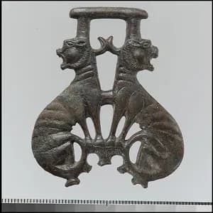 Harness Pendant with Confronted Beasts by Unknown Artist