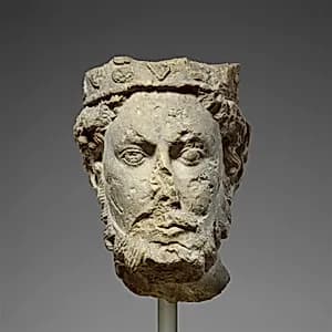 Head of a King by Unknown Artist