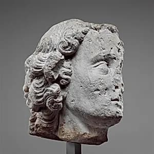 Head of an Angel by Unknown Artist