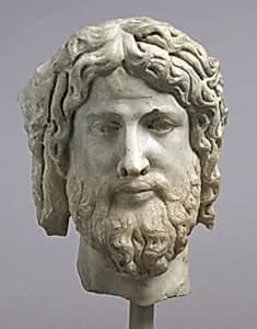 Head of Christ or Zeus by Unknown Artist