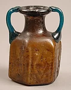 Hexagonal Jug with Handles by Unknown Artist