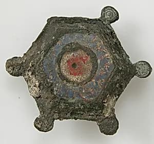 Hexagonal Pin by Unknown Artist