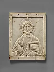 Icon with Christ Pantokrator by Unknown Artist