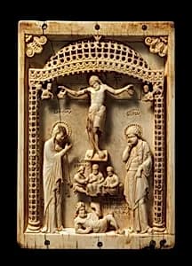 Icon with the Crucifixion