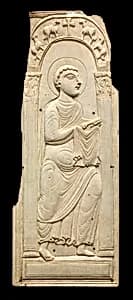 Ivory Panel with Saint Peter by Unknown Artist