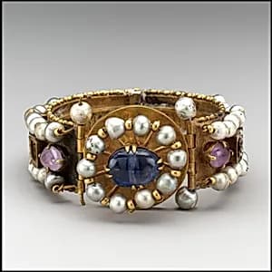 Jeweled Bracelet (one of pair) by Unknown Artist