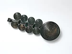 Large Brooch with Spirals by Unknown Artist