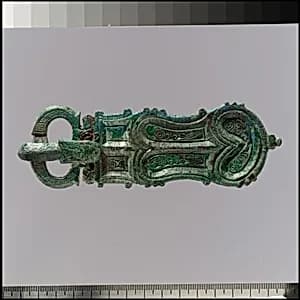 Lyre-Shaped Belt Buckle by Unknown Artist