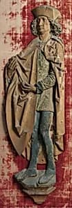 Male Relief Figure by Unknown Artist