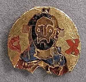 Medallion with Christ by Unknown Artist