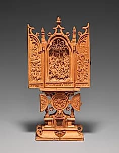 Miniature Altarpiece with the Crucifixion by Unknown Artist