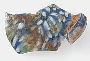 Mosaic Glass Fragment by Unknown Artist