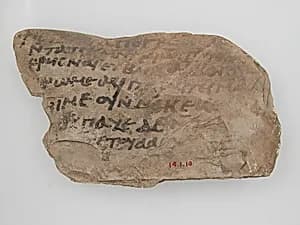 Ostrakon with a Letter by Unknown Artist