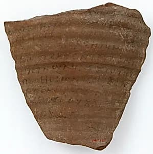 Ostrakon with a Letter by Unknown Artist