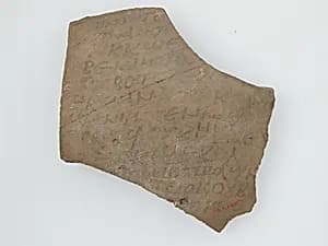 Ostrakon with Liturgical Text by Unknown Artist