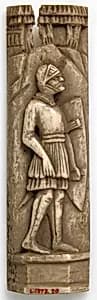 Panel with Armored Soldier by Unknown Artist