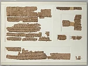 Papyri Fragments by Unknown Artist