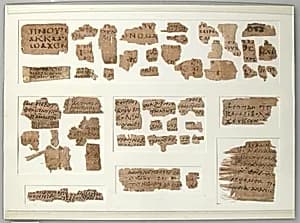 Papyri Fragments by Unknown Artist