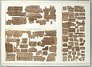 Papyri Fragments by Unknown Artist
