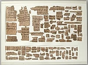 Papyri Fragments by Unknown Artist