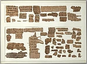Papyri Fragments by Unknown Artist