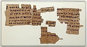 Papyri Fragments of a Letter by Unknown Artist