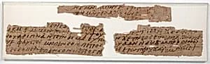 Papyri Fragments of a Letter by Unknown Artist