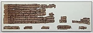 Papyri Fragments of a Letter by Unknown Artist