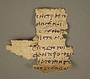 Papyrus Fragment by Unknown Artist