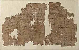 Papyrus fragment by Unknown Artist