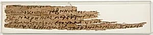 Papyrus Fragment of a Letter by Unknown Artist