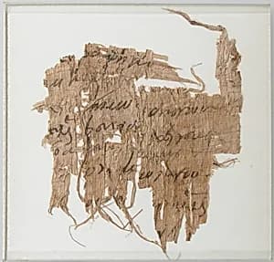 Papyrus Fragment of a Letter by Unknown Artist