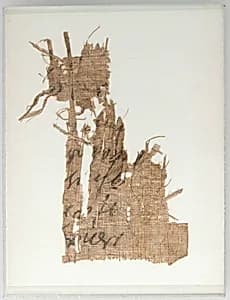 Papyrus Fragment of a Letter by Unknown Artist
