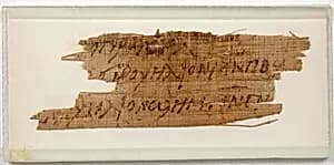 Papyrus Fragment of a List of Furniture by Unknown Artist