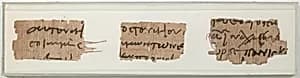 Papyrus Fragments of a Deed by Unknown Artist