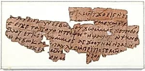 Papyrus Fragments of a Letter by Unknown Artist