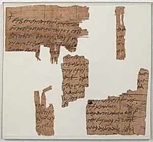 Papyrus Fragments of a Letter by Unknown Artist