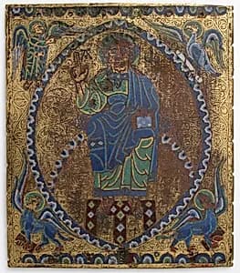 Plaque of Christ in Majesty by Unknown Artist
