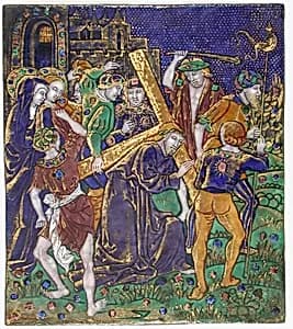 Plaque with Christ Carring Cross by Nardon Pénicaud