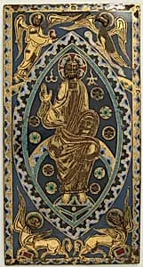 Plaque with Christ in Majesty by Unknown Artist