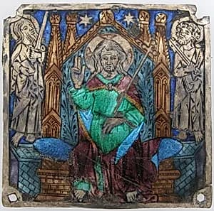 Plaque with Christ In Majesty by Unknown Artist