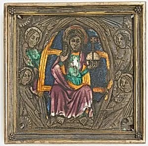 Plaque with Christ in Majesty by Unknown Artist