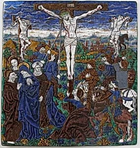 Plaque with the Crucifixion by Monvaerni