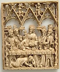 Plaque with the Last Supper by Unknown Artist
