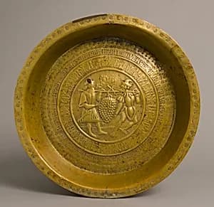 Plate, Joshua and Kaleb by Unknown Artist